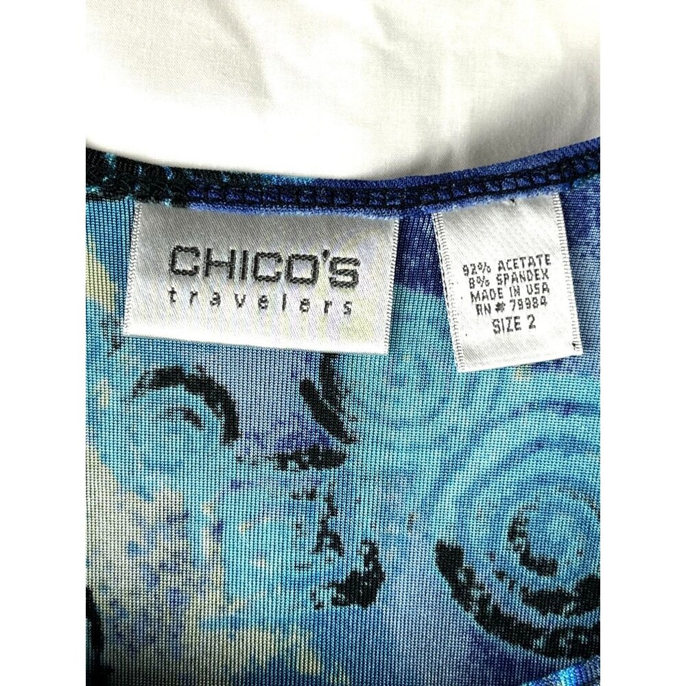 CHICO'S Travelers Tank Top, Women's Size 2, Large, US 12 - Picture 8 of 8